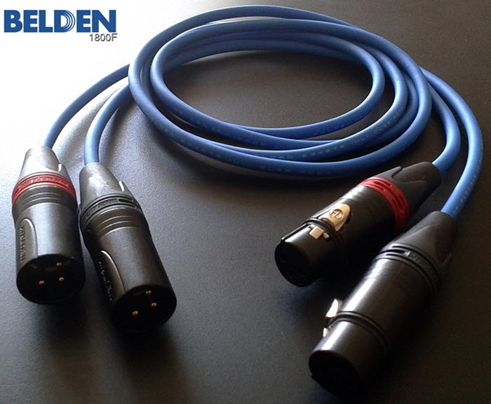 Belden BRILLIANCE 1800F balanced Interconnect cables